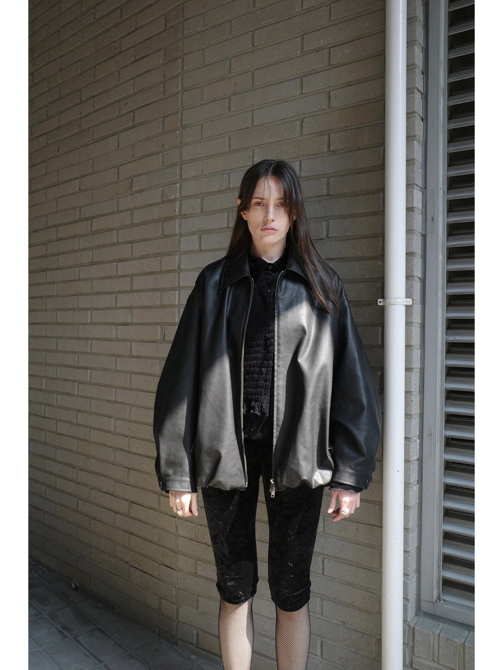 CLANE(クラネ) FAKE LEATHER BALLOON JACKET - COLDBECK ONLINE