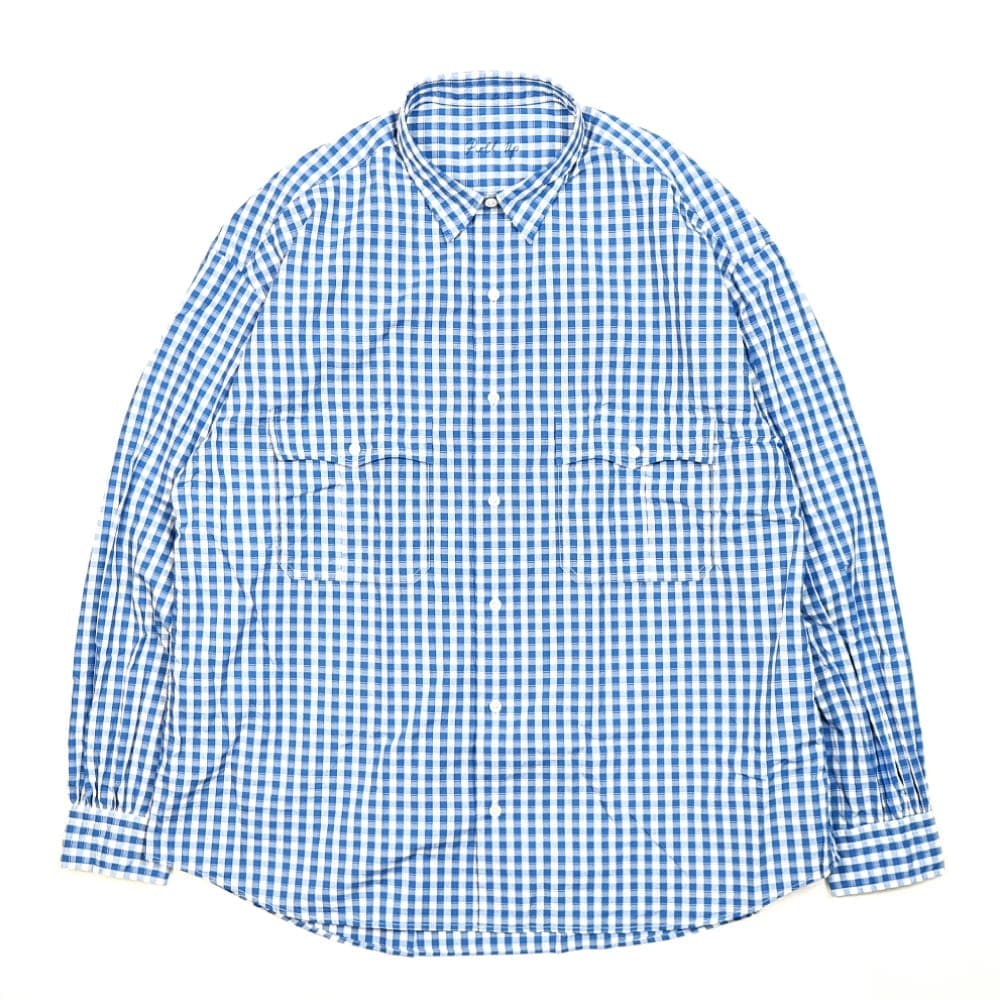 ROLL UP GINGHAM CHECK SHIRT（ロール アップ ギンガム チェック