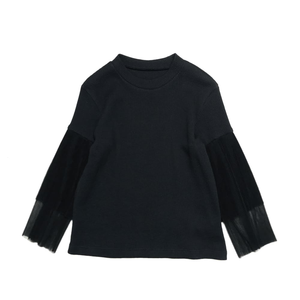 【SALE】AKIRANAKA(アキラナカ) Tiia tulle sleeves jersey PO