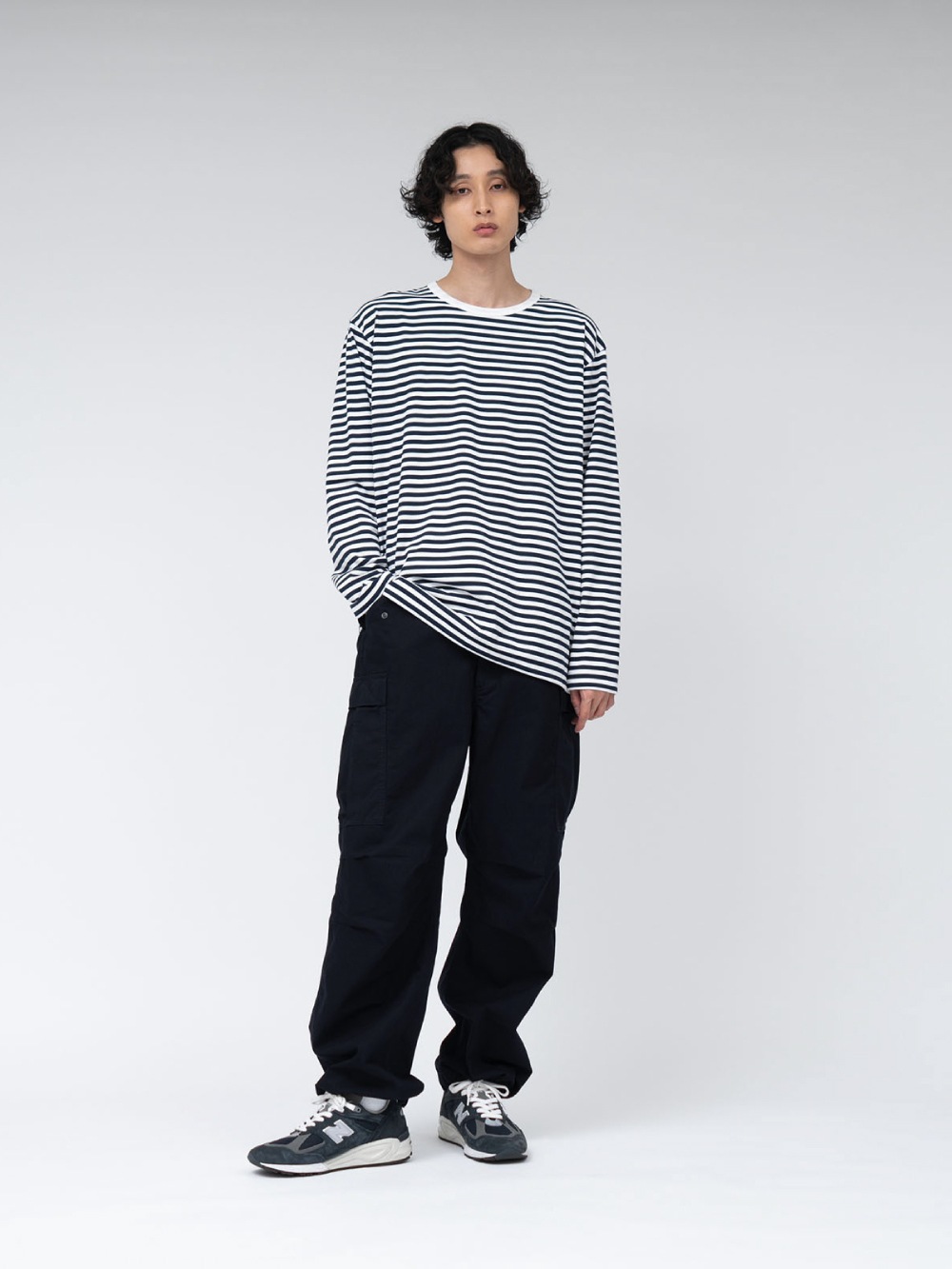 【SALE】nanamica(ナナミカ) COOLMAX Stripe Jersey L/S Tee