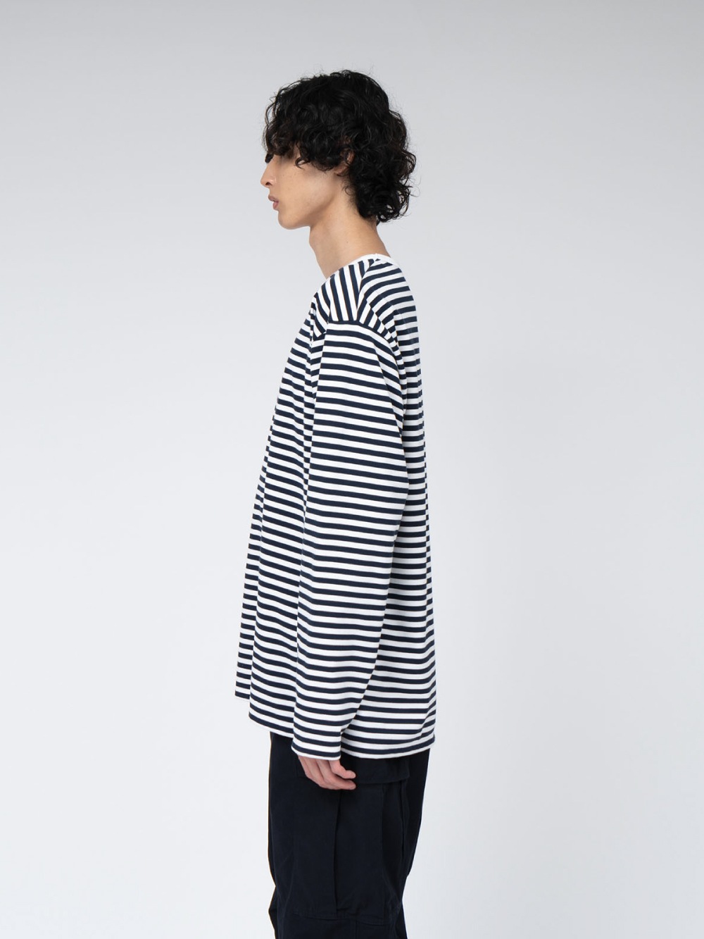 【SALE】nanamica(ナナミカ) COOLMAX Stripe Jersey L/S Tee
