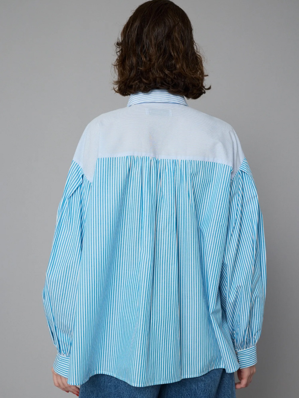 HeRIN.CYE(ヘリンドットサイ) Wave motif big shirt - COLDBECK ONLINE