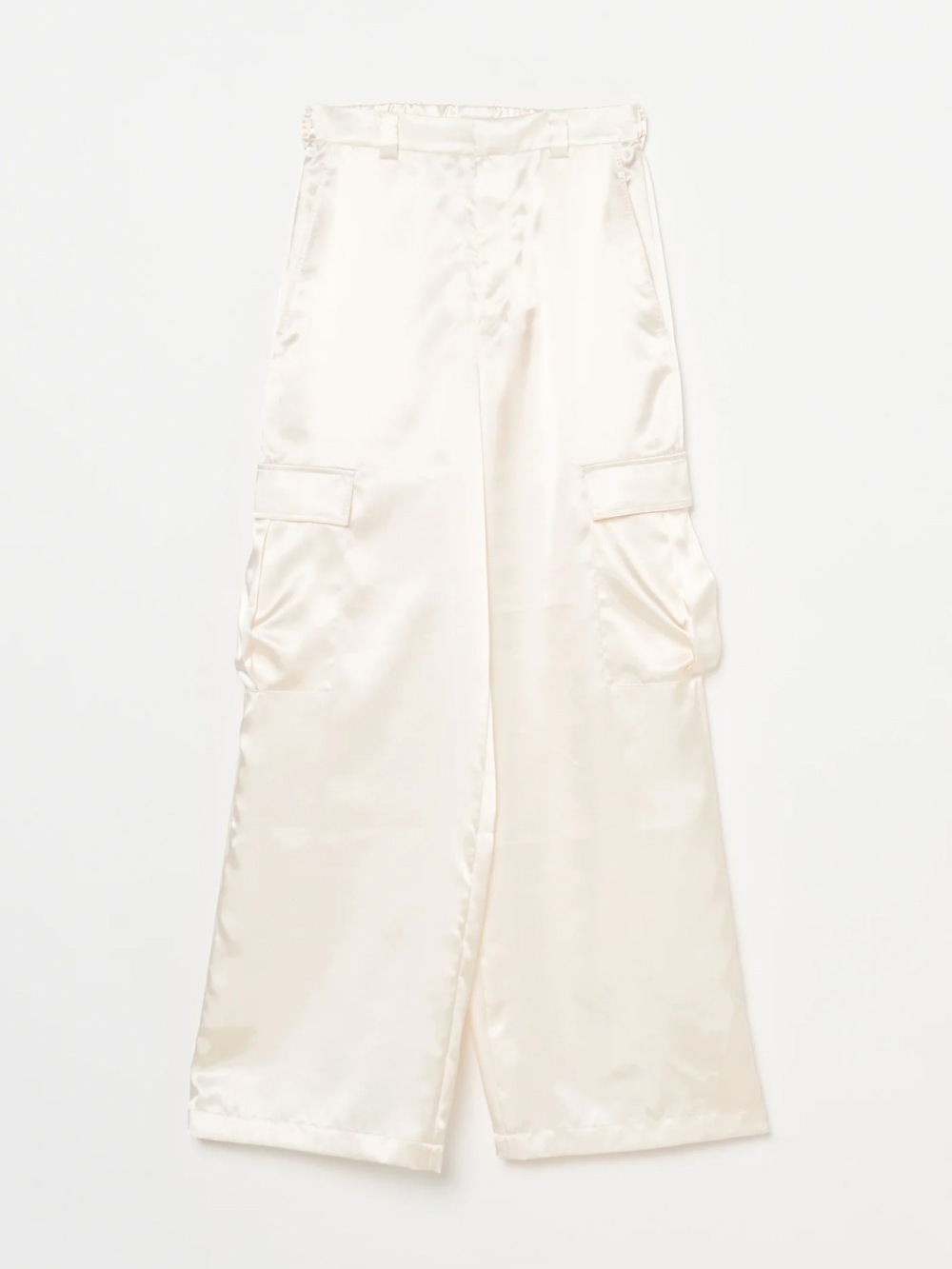 【SALE】INSCRIRE(アンスクリア) Satin Cargo Pants