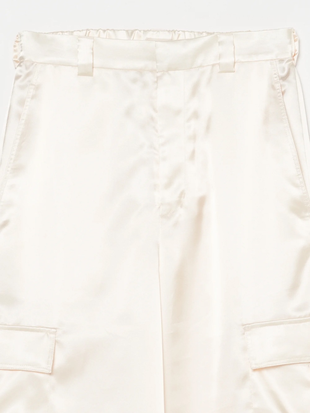 【SALE】INSCRIRE(アンスクリア) Satin Cargo Pants