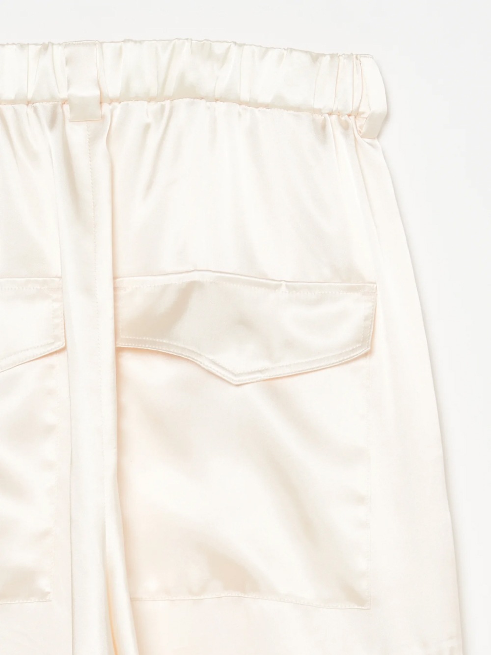 【SALE】INSCRIRE(アンスクリア) Satin Cargo Pants