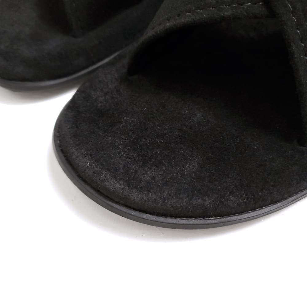 美品 ISLAND SLIPPER BLACK × BLACK サイズ8