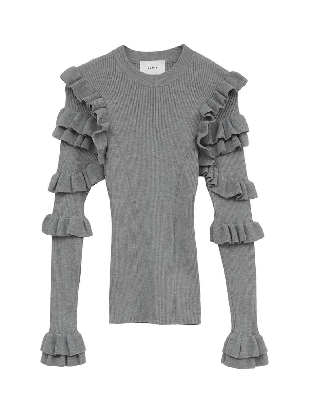 CLANE(クラネ) FRILL SLEEVE KNIT TOPS - COLDBECK ONLINE（コール