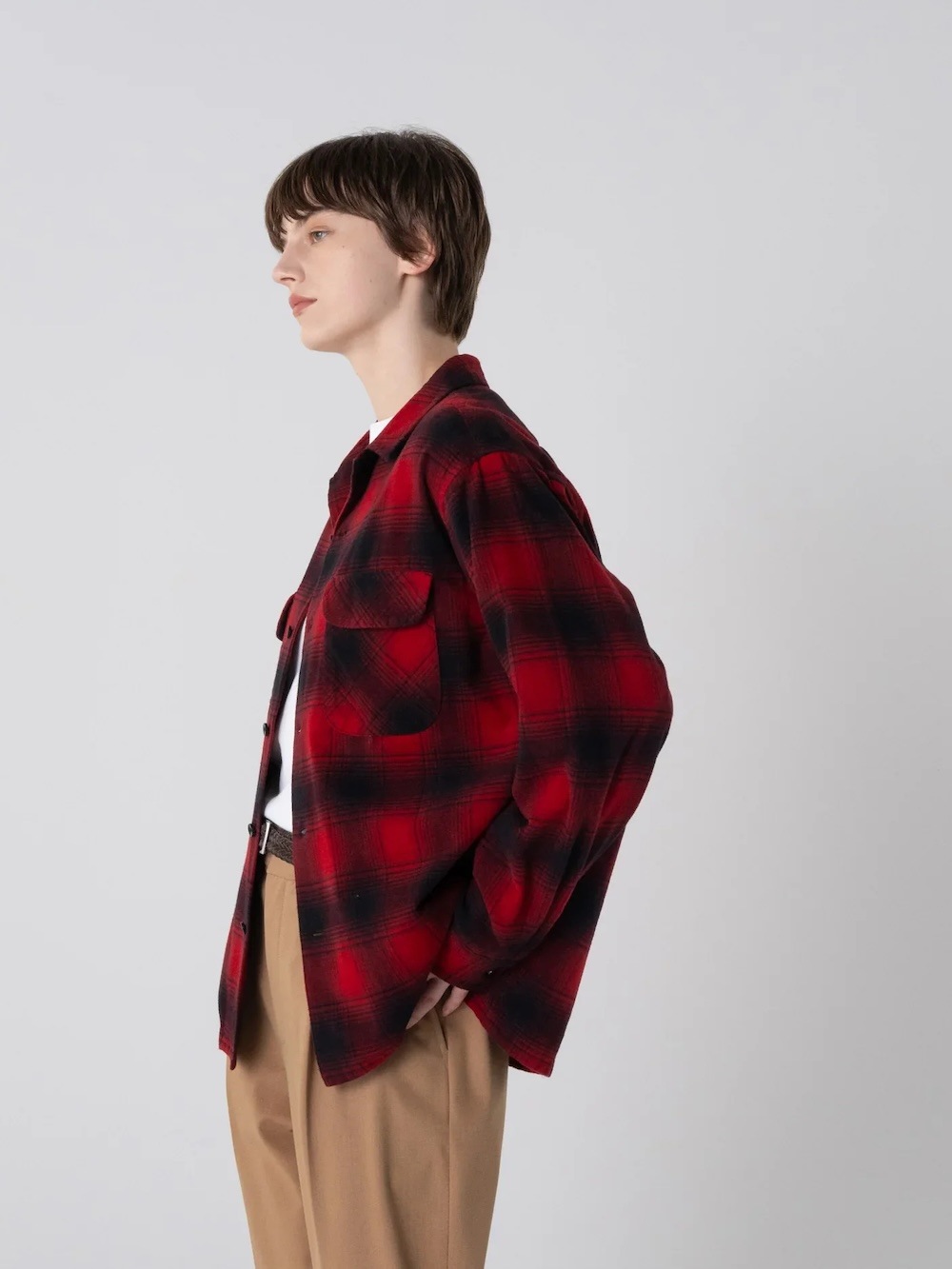 PENDLETON(ペンドルトン) コットンシャギー オープンカラー チェックシャツ