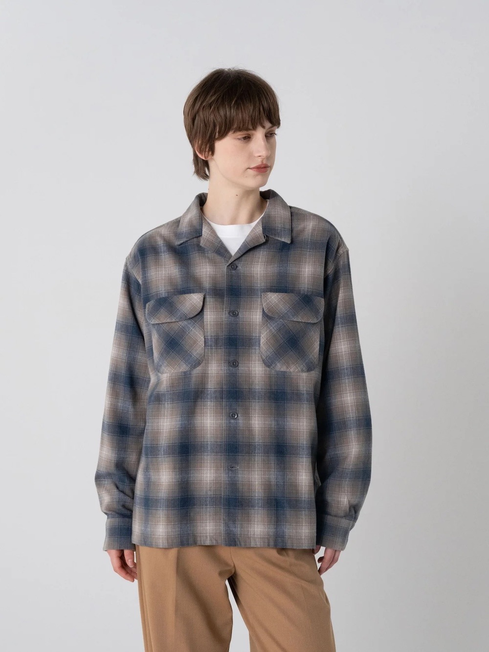 PENDLETON(ペンドルトン) コットンシャギー オープンカラー チェックシャツ