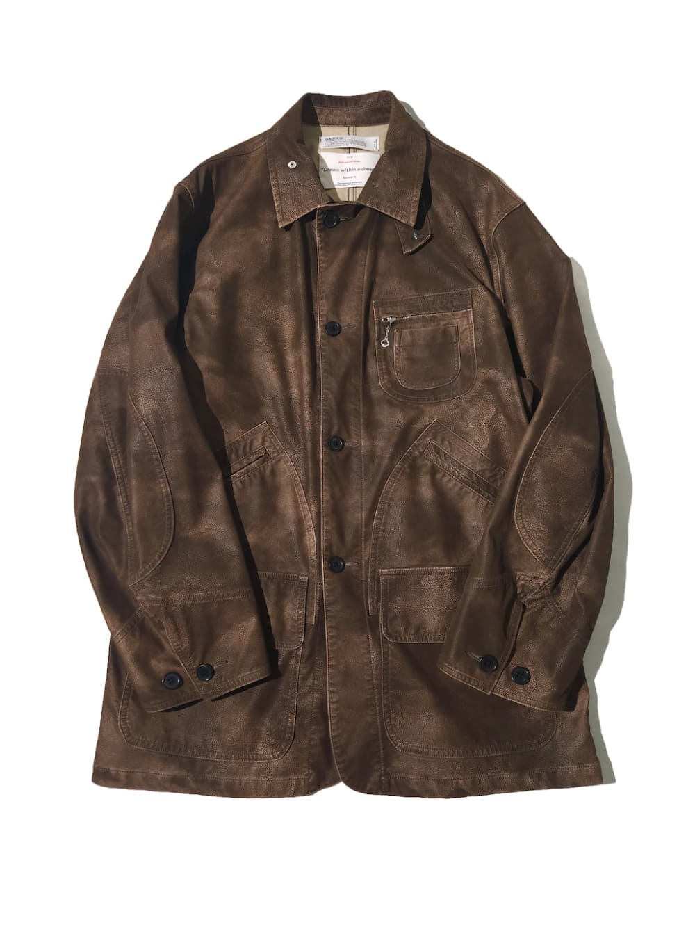 【SALE】DAIRIKU(ダイリク) Artifical Leather Hunting Jacket