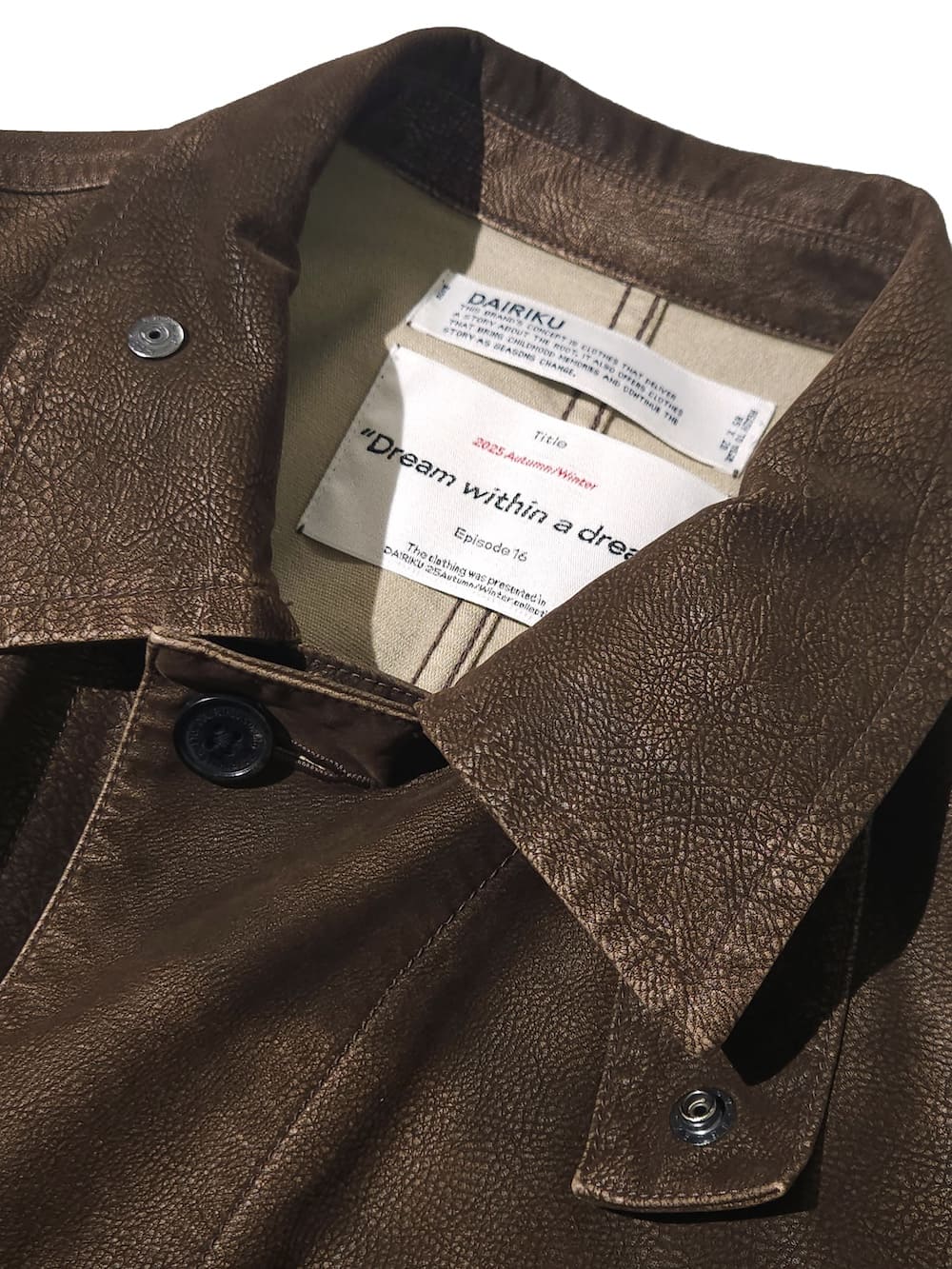 【SALE】DAIRIKU(ダイリク) Artifical Leather Hunting Jacket
