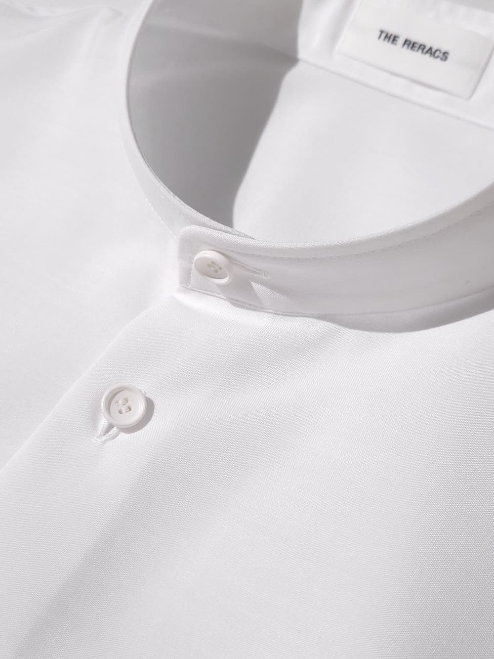 THE RERACS(ザリラクス) BAND COLLAR BIG SHIRTS DRESS - COLDBECK