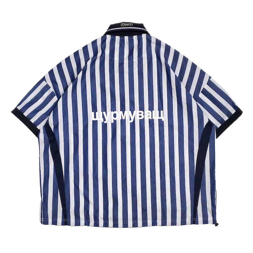 UNTRACE(ȥ졼) STRIPE FOOTBALL GAME SHIRT S/S