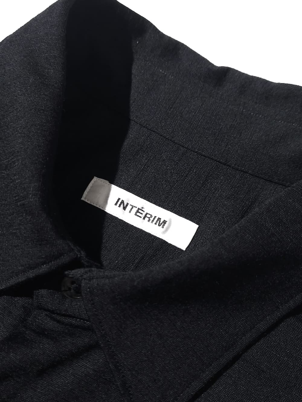 【SALE】INTERIM(インテリム) EXTRA FINE MERINO WOOL JERSEY L/S REGULAR COLLAR SHIRT