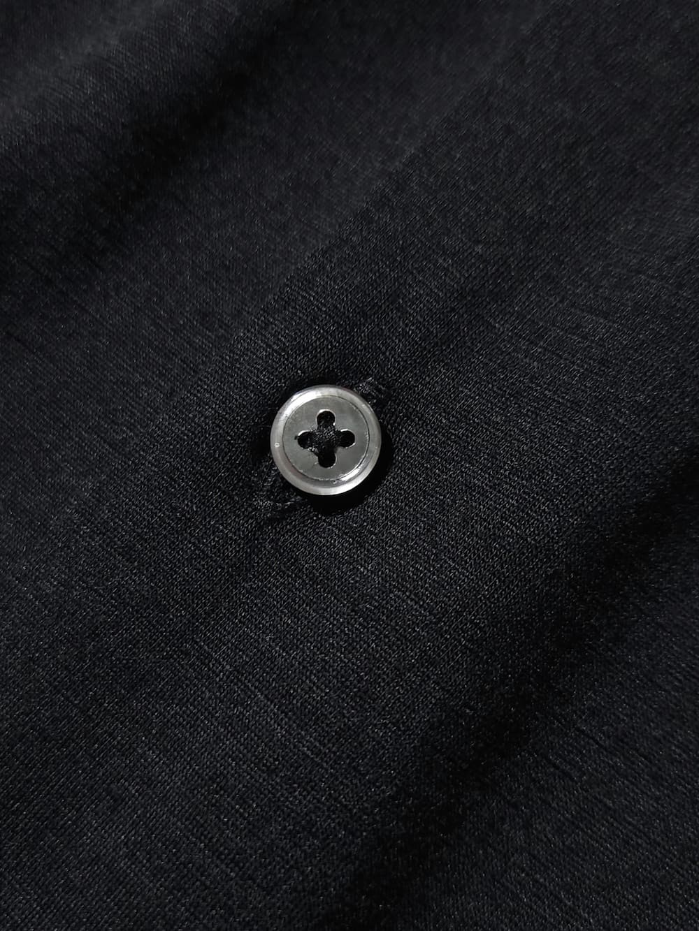 【SALE】INTERIM(インテリム) EXTRA FINE MERINO WOOL JERSEY L/S REGULAR COLLAR SHIRT