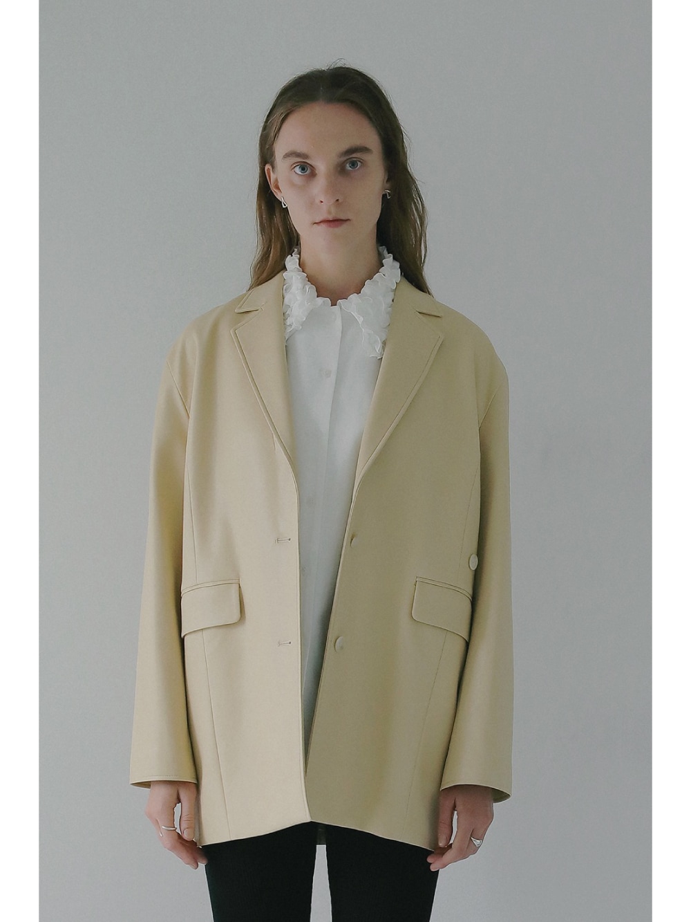 MANOF(マノフ) MINIMAL LEATHER JACKET - COLDBECK ONLINE（コール