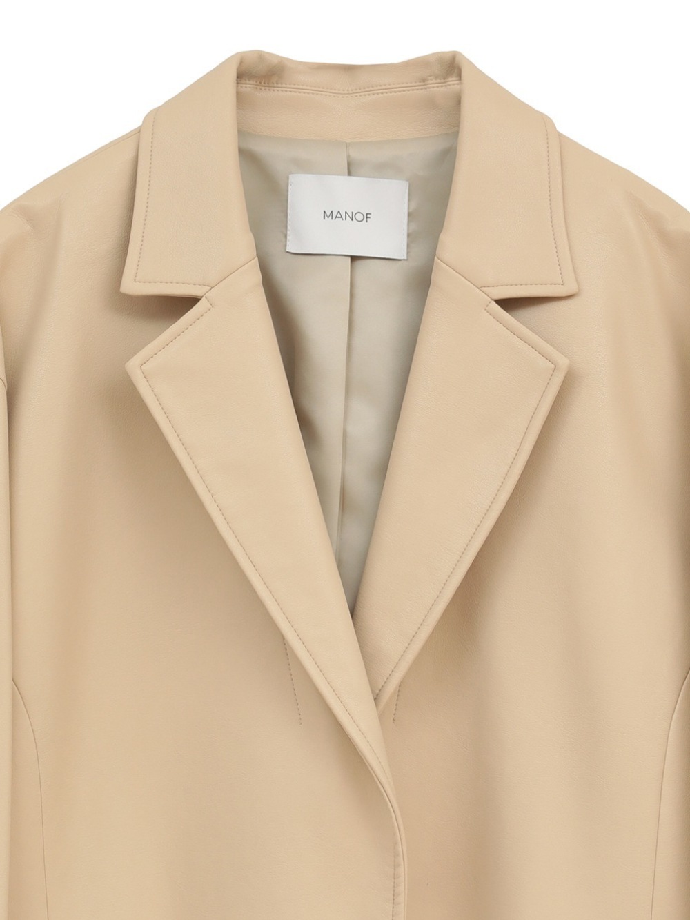 MANOF(マノフ) MINIMAL LEATHER JACKET - COLDBECK ONLINE（コール