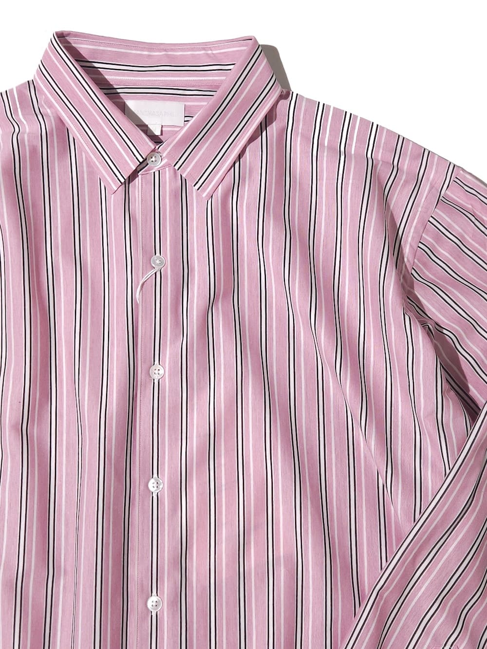 KANEMASA PHIL.(カネマサフィル) 46G Stripe Atmosphere Shirt