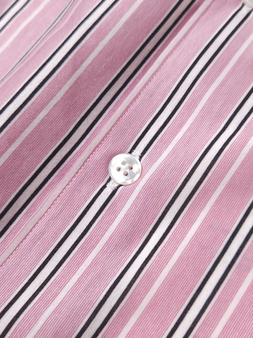 KANEMASA PHIL.(カネマサフィル) 46G Stripe Atmosphere Shirt