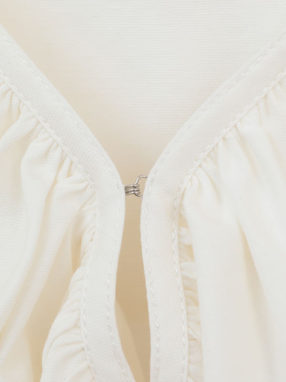 【SALE】CLANE(クラネ) FRILL COLLAR SHORT BLOUSE