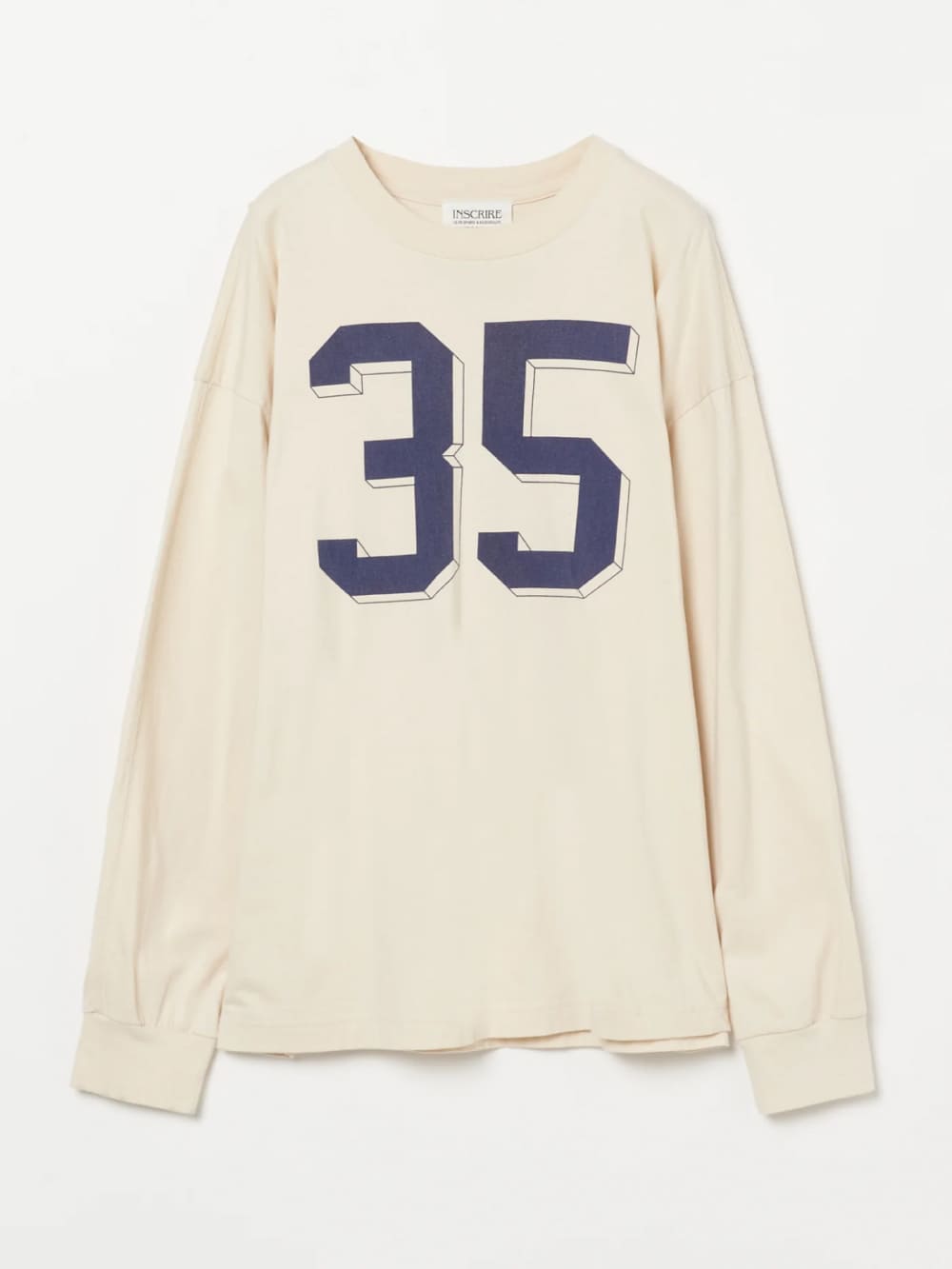 【SALE】INSCRIRE(アンスクリア) No35 Long Sleeve Loose Fit
