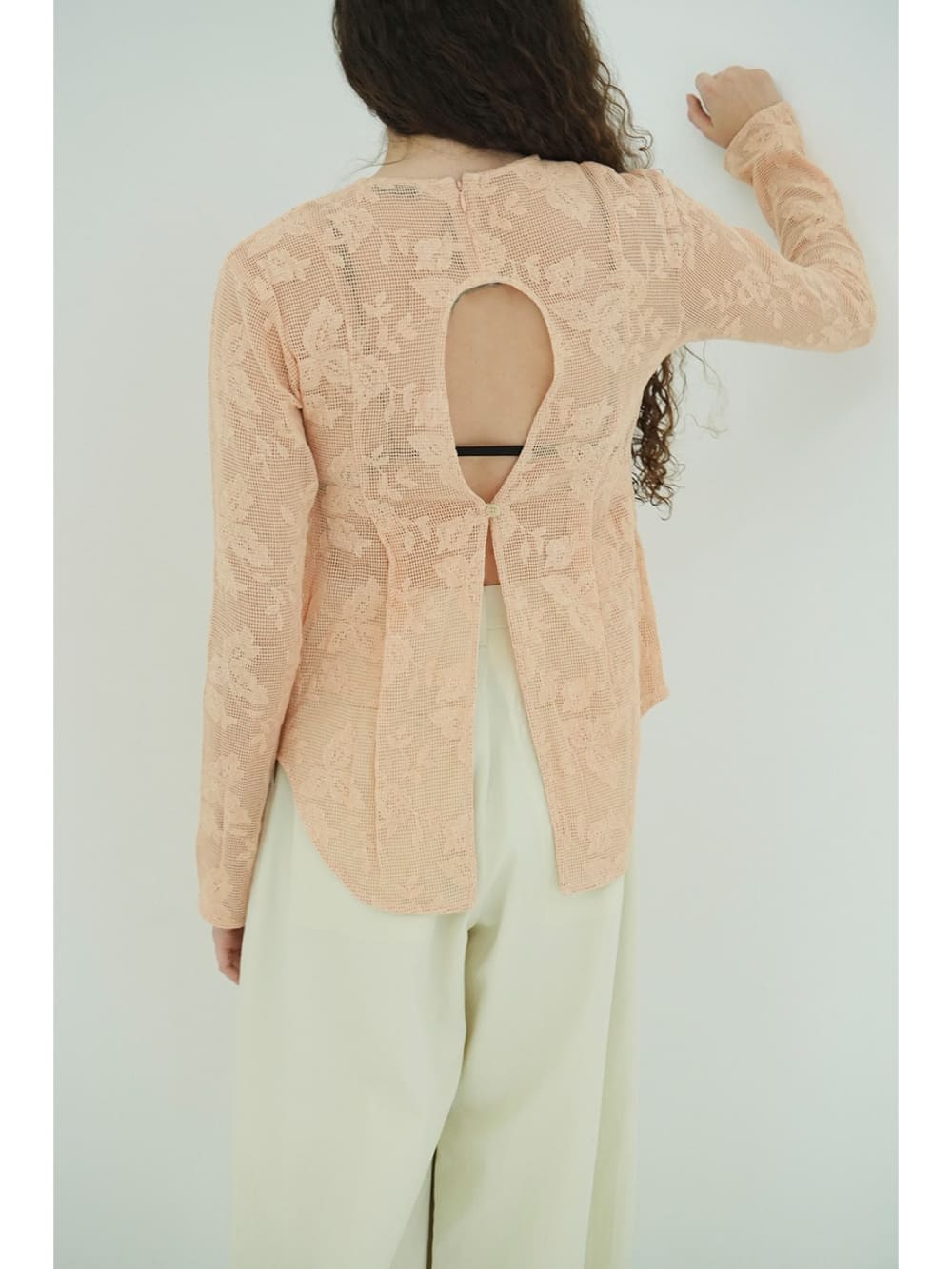 CLANE(クラネ) BACK DESIGN FLOWER LACE TOPS - COLDBECK ONLINE