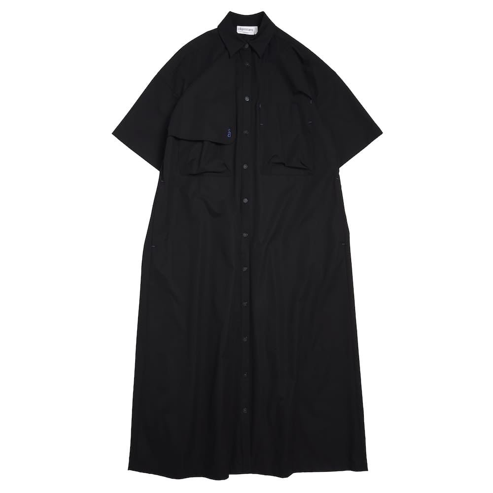 nagonstans(ナゴンスタンス) half-sleeves shirt-dress - COLDBECK