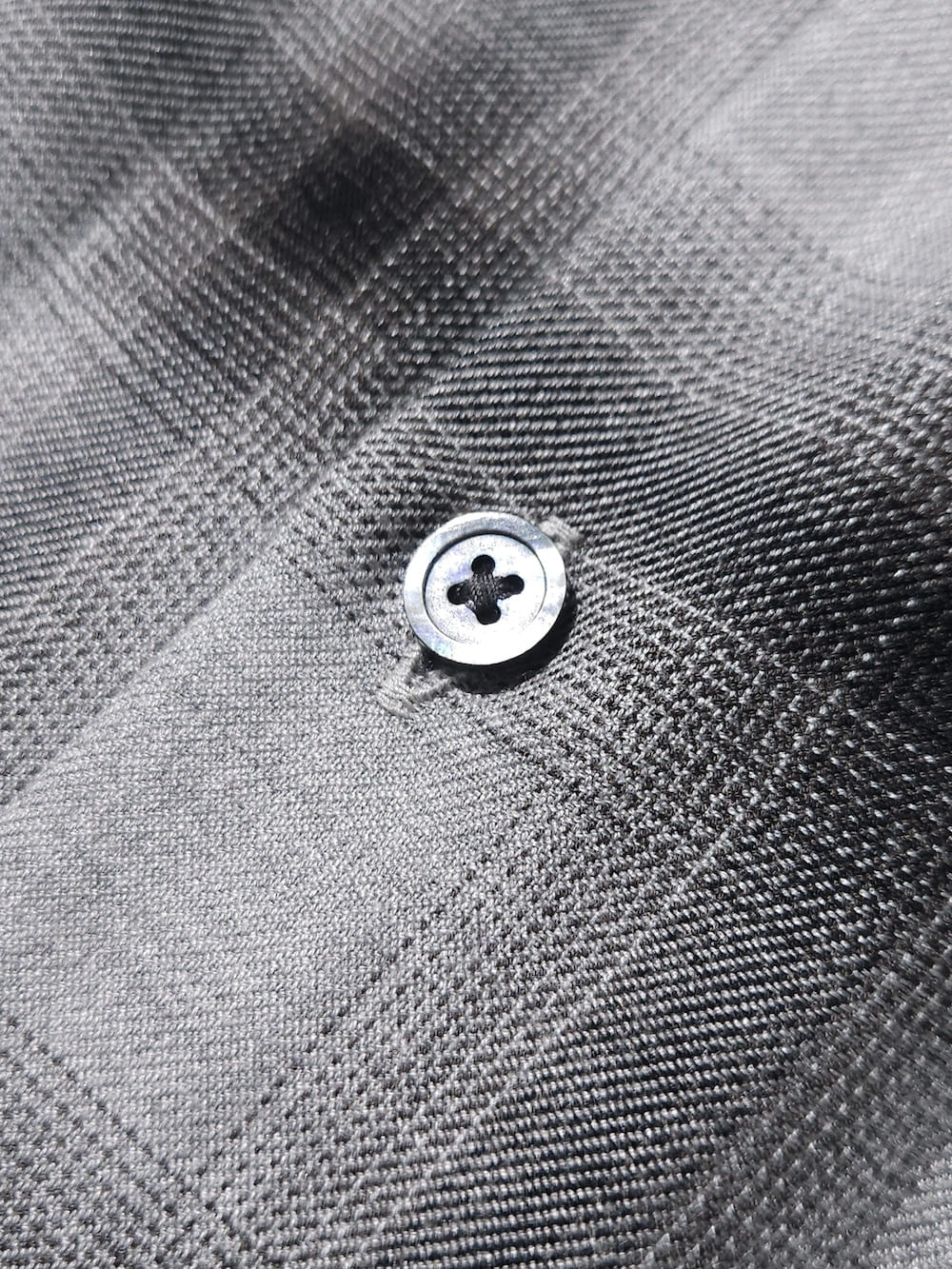 ssstein(シュタイン) RAYON/LYOCELL CHECK OVERSIZED DOWN PAT SHIRT