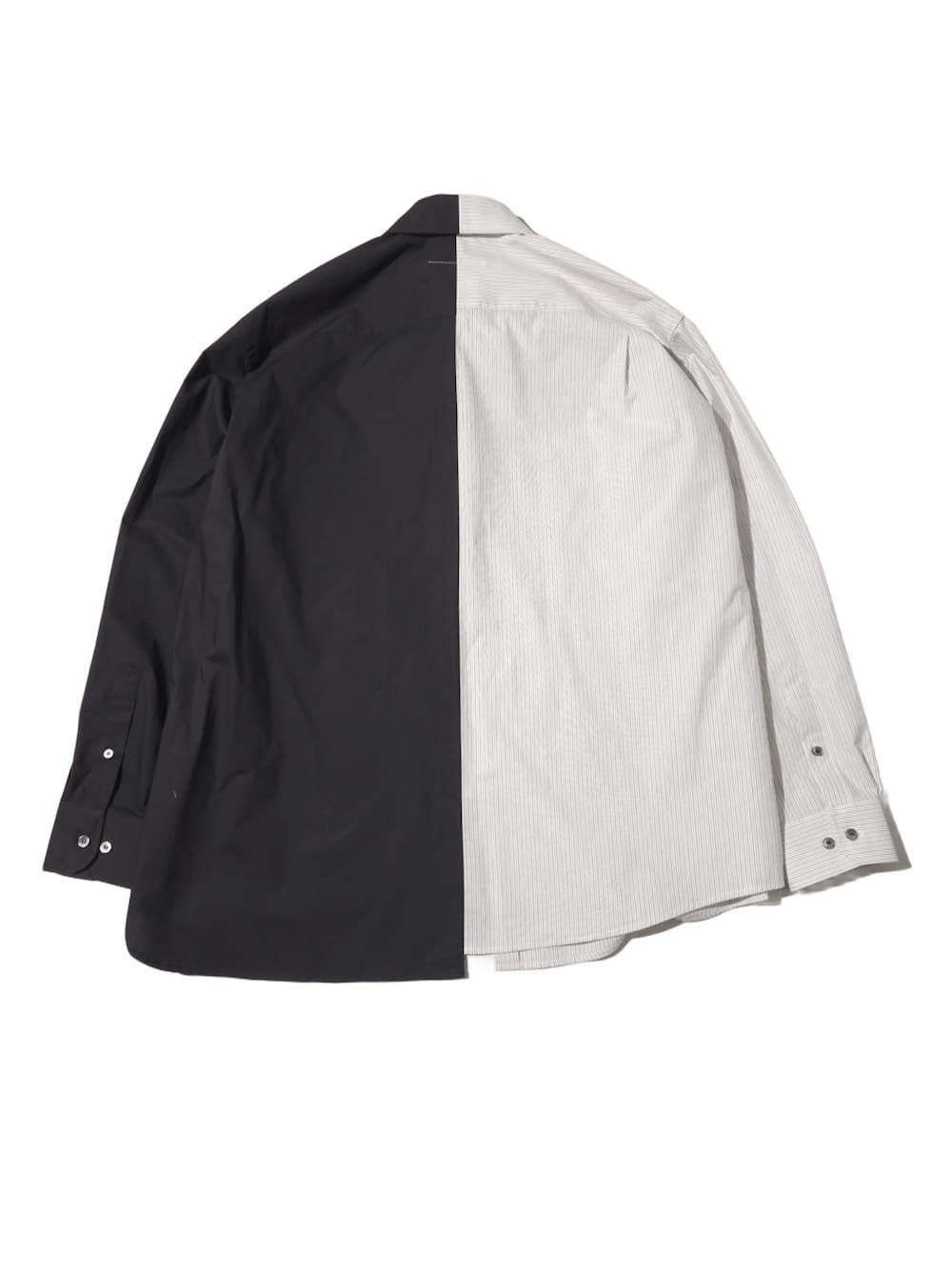 MM6 Maison Margiela(エムエムシックスメゾンマルジェラ) ツートーン コットンポプリン シャツ