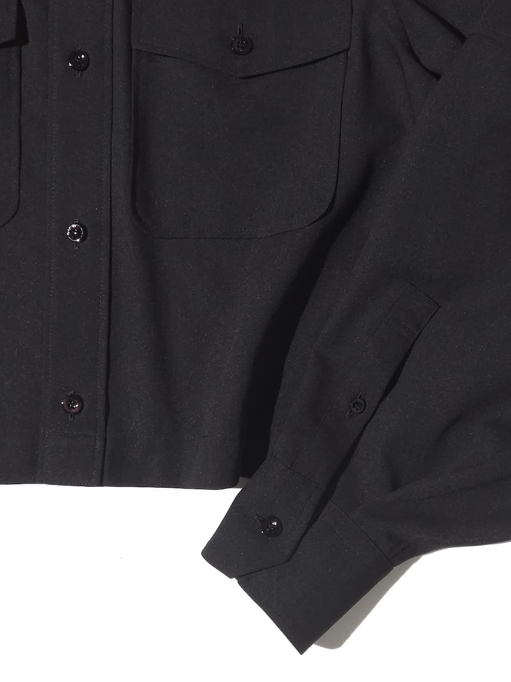 HYKE(ハイク) T/W VOILE BALLOON SLEEVE CROPPED SHIRT - COLDBECK