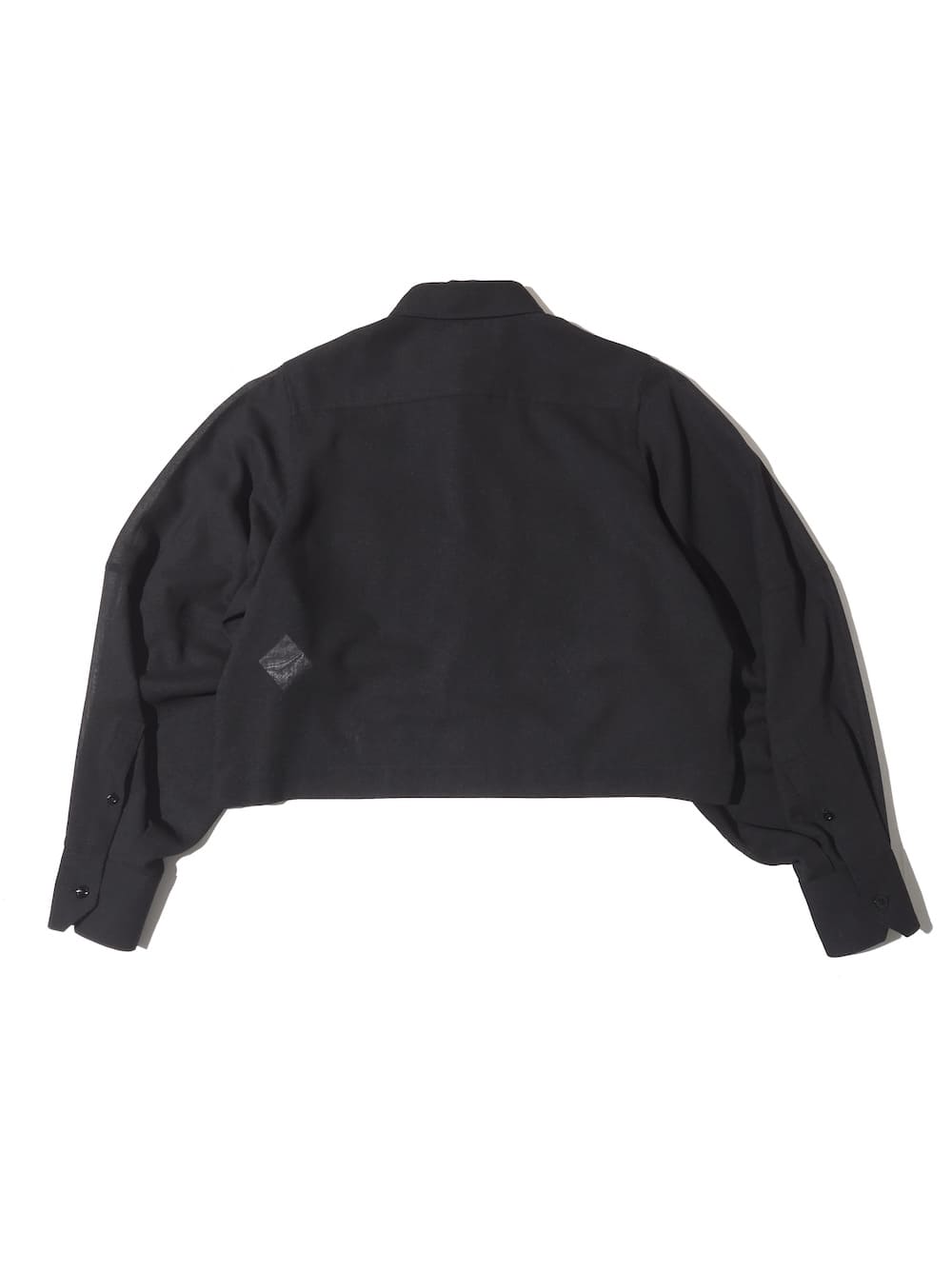 【HYKEハイク】BAROOM SLEEVE SHIRT HYKE] ハイク T/W VOILE BALLOON SLEEVE CROPPED SHIRT(BEIGE)