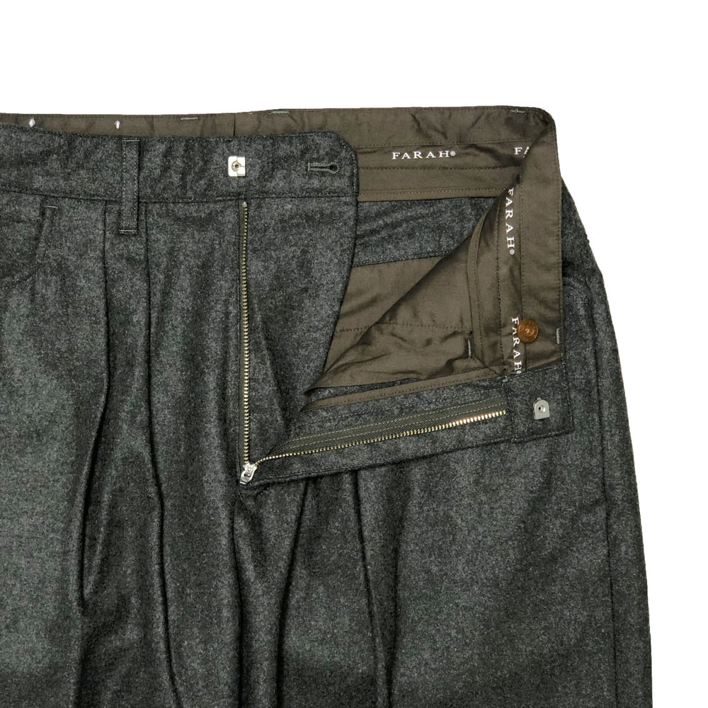 SALE】FARAH(ファーラー) Two-tuck Wide Tapered Pants - COLDBECK