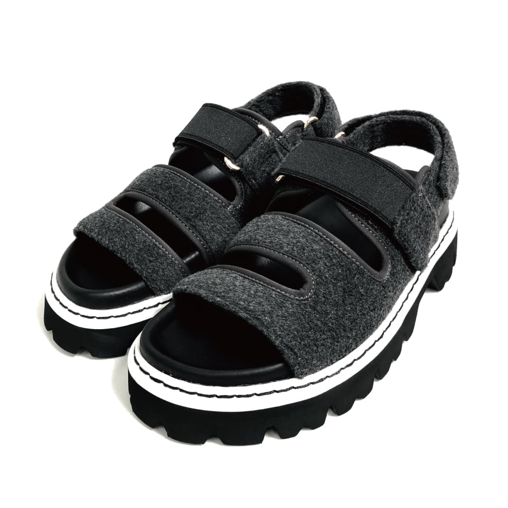 ENFOLD エンフォルド サンダル オレンジ 0372424O0125 ENFOLD(エンフォルド) WINTER SANDALS - COLDBECK ONLINE