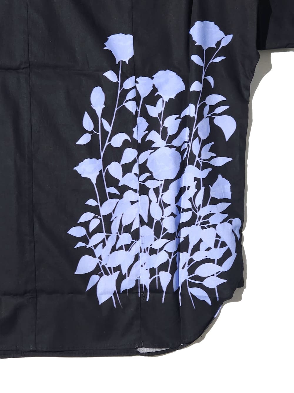 【SALE】TANAKA(タナカ) SOUTHERN FRENCH SHIRT - BK ROSE GARDEN