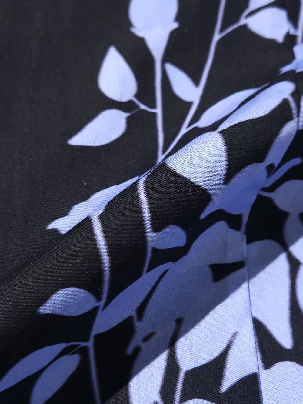 【SALE】TANAKA(タナカ) SOUTHERN FRENCH SHIRT - BK ROSE GARDEN
