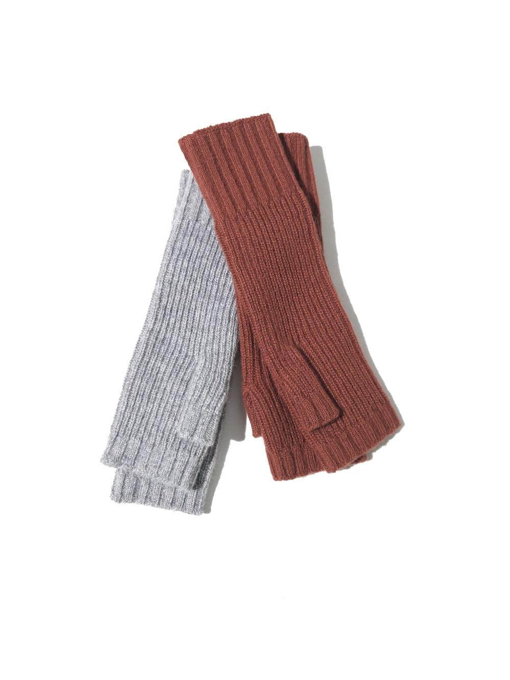 SLOANE(スローン) 10G 片畦編み カシミヤ アームウォーマー