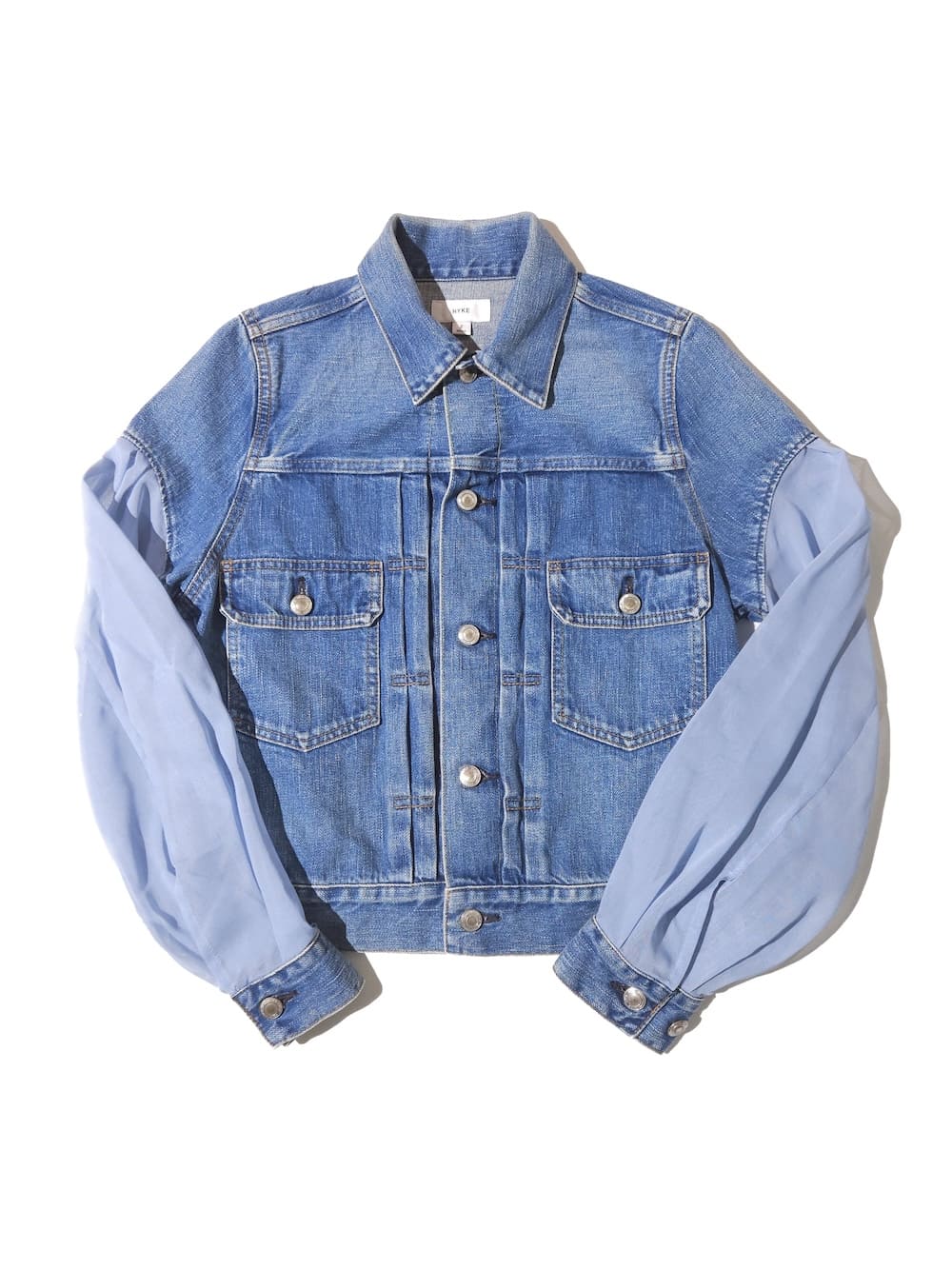 ジャケット・アウター BALOON SLEEVE DENIM JACKET/TYPE2 HYKE(ハイク) BALLOON SLEEVE DENIM JACKET TYPE 2 REGULAR FIT (SHEER