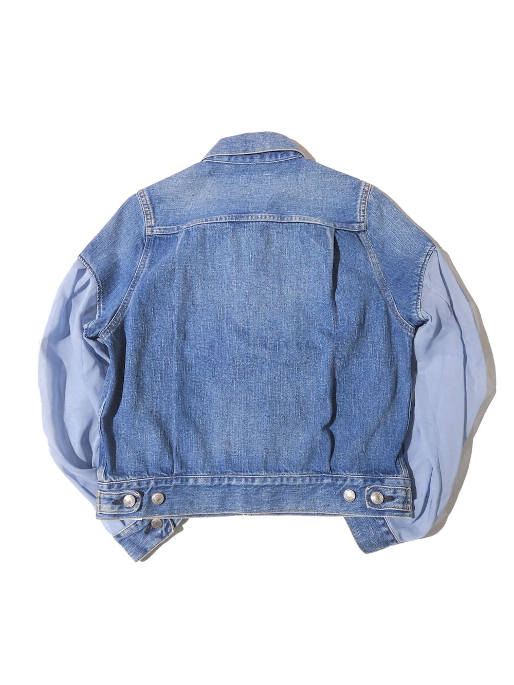 HYKE(ハイク) BALLOON SLEEVE DENIM JACKET TYPE 2 REGULAR FIT (SHEER