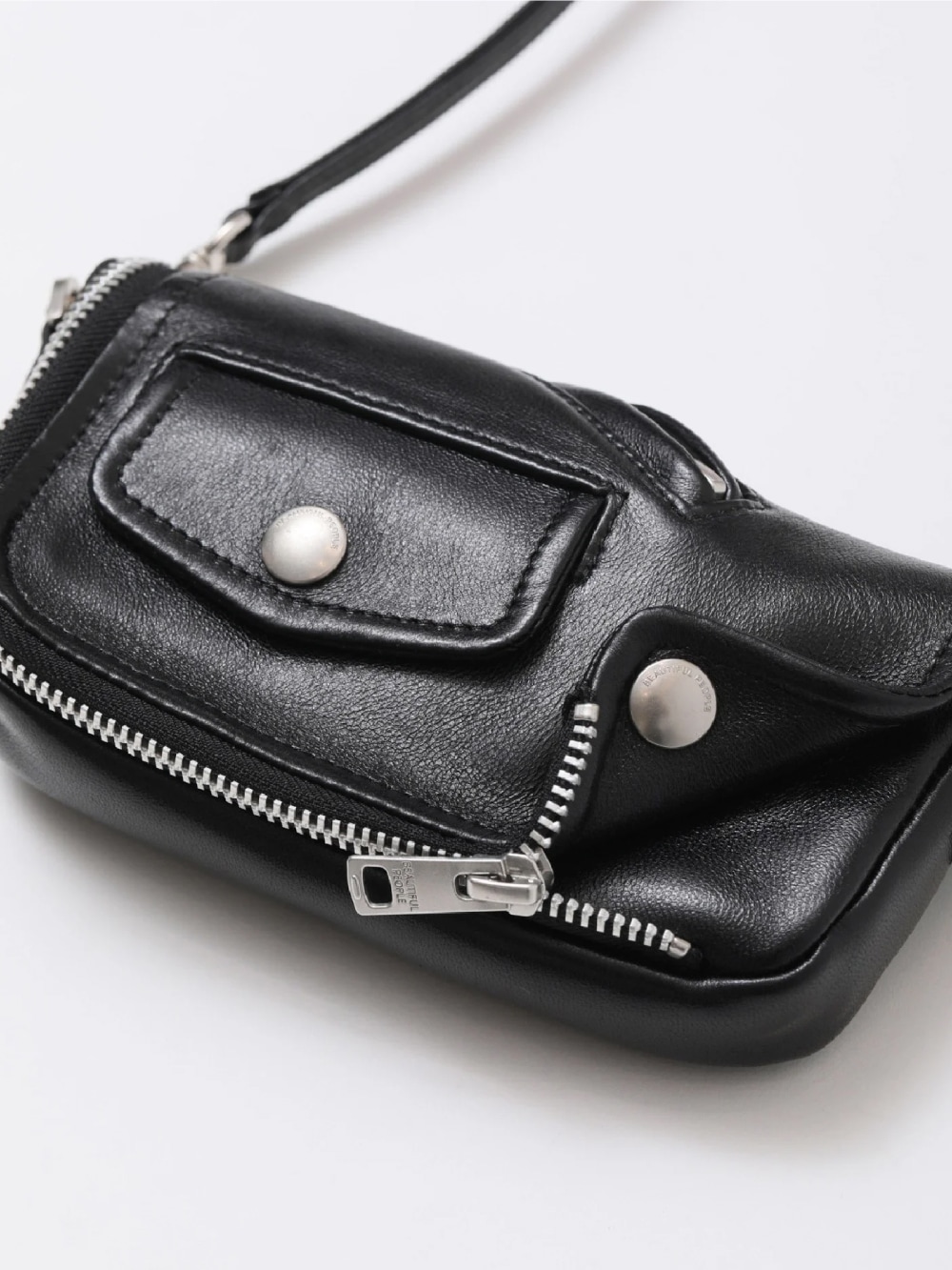 バッグ 24AW beautiful people riders flap purse beautiful people(ビューティフルピープル) excerption riders