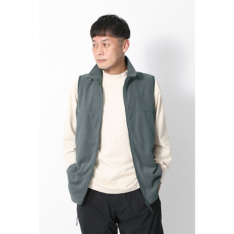 【SALE】snow peak(スノーピーク) グリッドフリースベスト