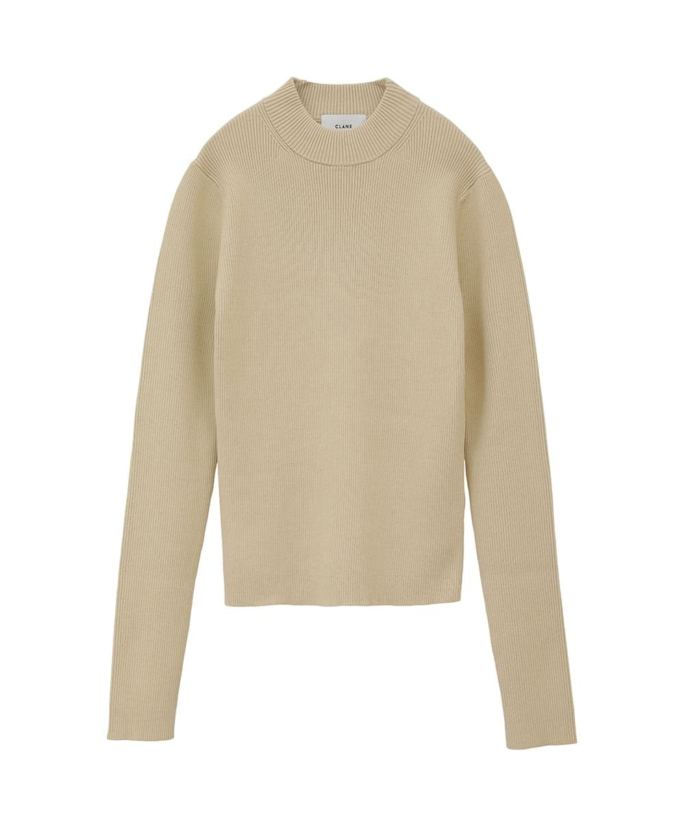 【正規品】 KNIT RIB H/N CLANE(クラネ) TOPS ONLINE（コール COLDBECK - トップス
