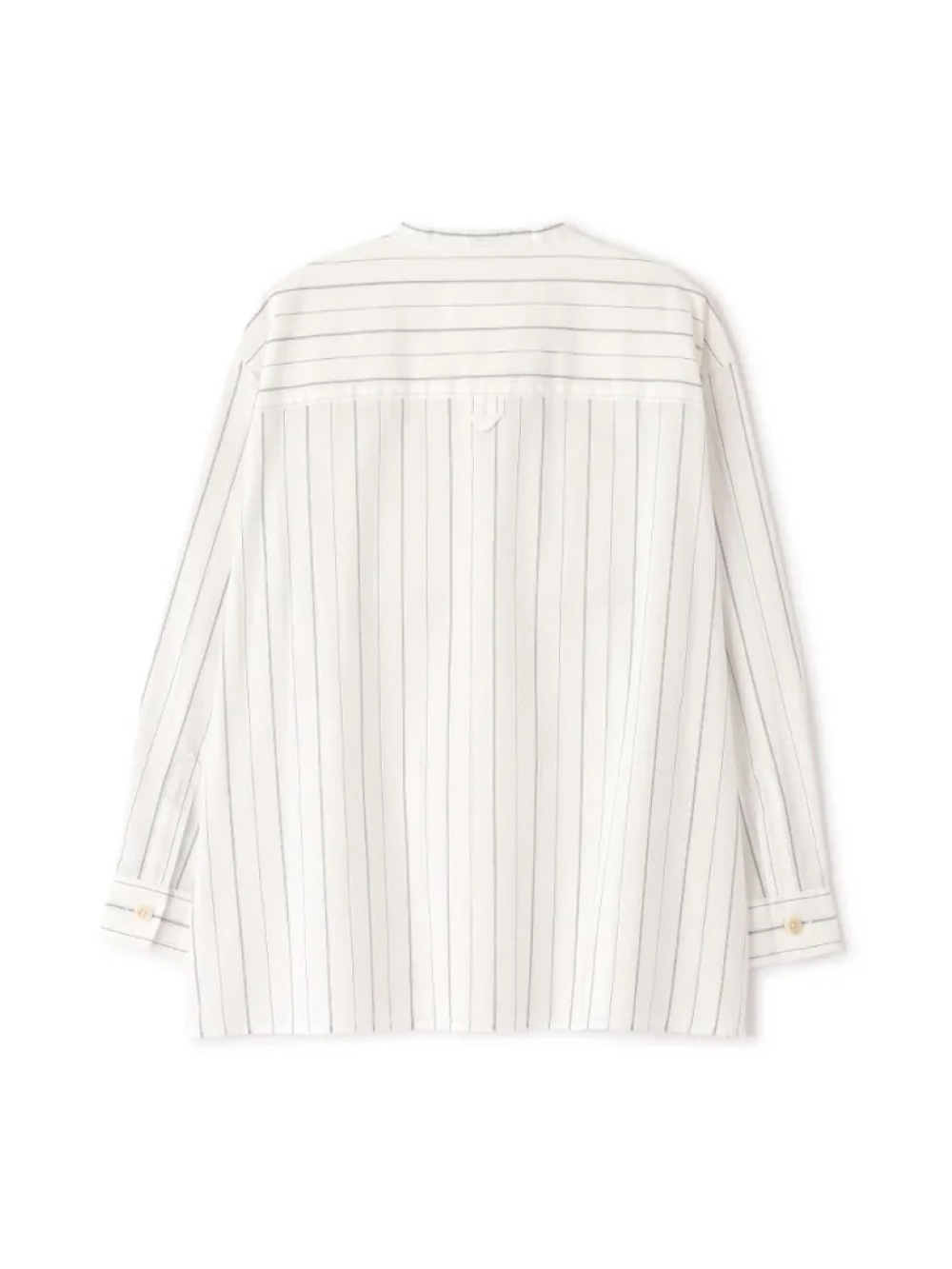 MHL.(エムエイチエル) GRAPHIC COTTON STRIPE SHIRTS