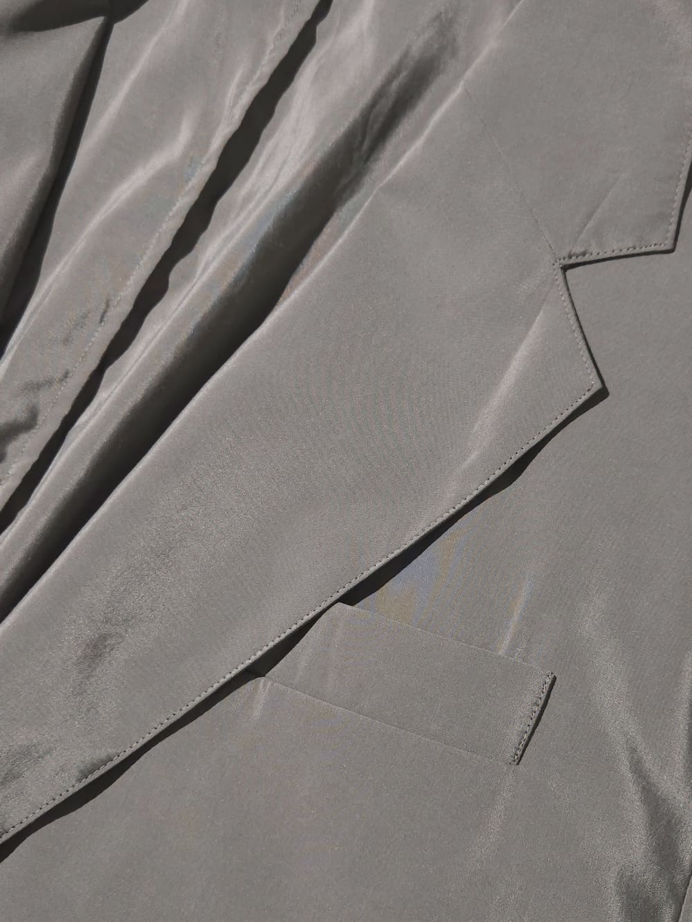 ssstein(シュタイン) SILK/NYLON SINGLE BREASTED JACKET