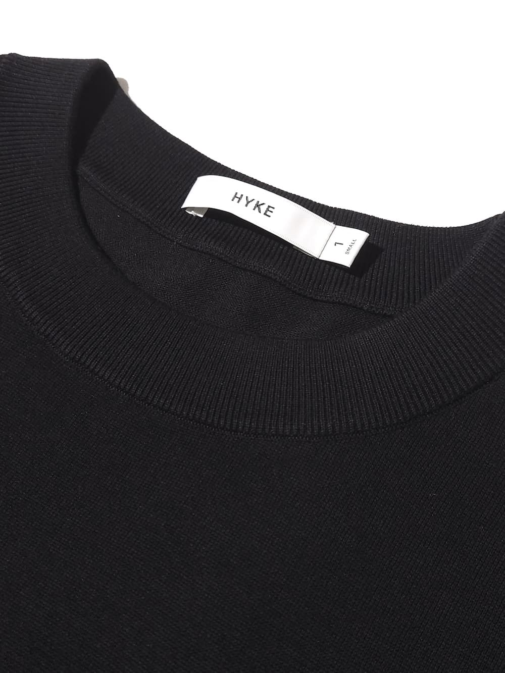 SALE】HYKE(ハイク) SHEER SLEEVES CREW NECK CROPPED KNIT - COLDBECK