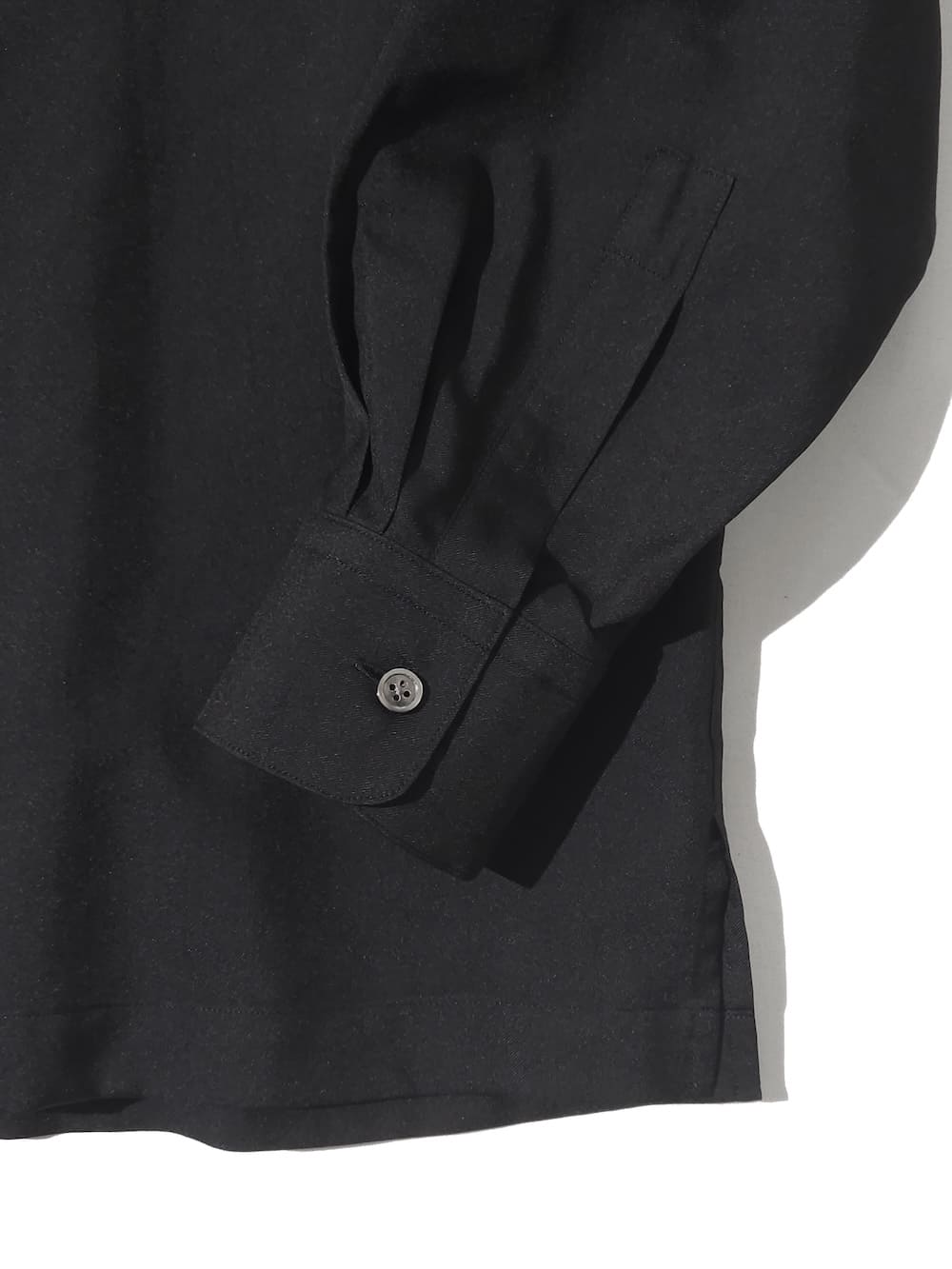 ssstein(シュタイン) SILK CUPRO TWILL OPEN COLLAR SHIRT - COLDBECK