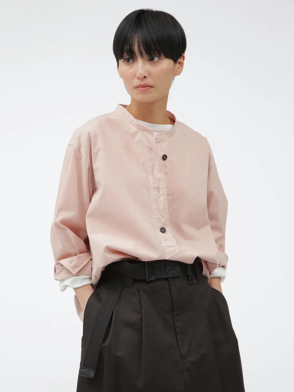 MHL.(エムエイチエル) ORGANIC COTTON SHIRTING SHIRTS