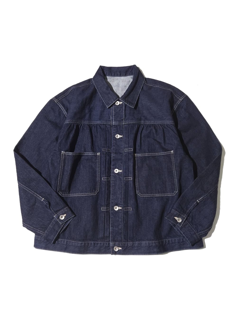 サイズ3！PorterClassic サイドポケットピンドットシャツ crouka_porte-pc-016-2757