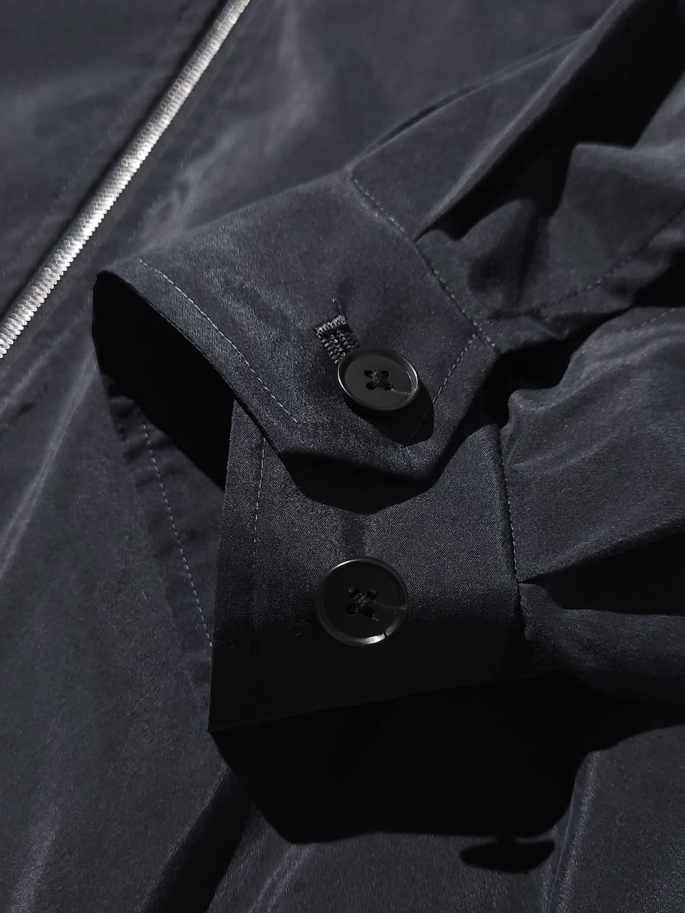 ssstein(シュタイン) SILK/NYLON ZIP UP BLOUSON