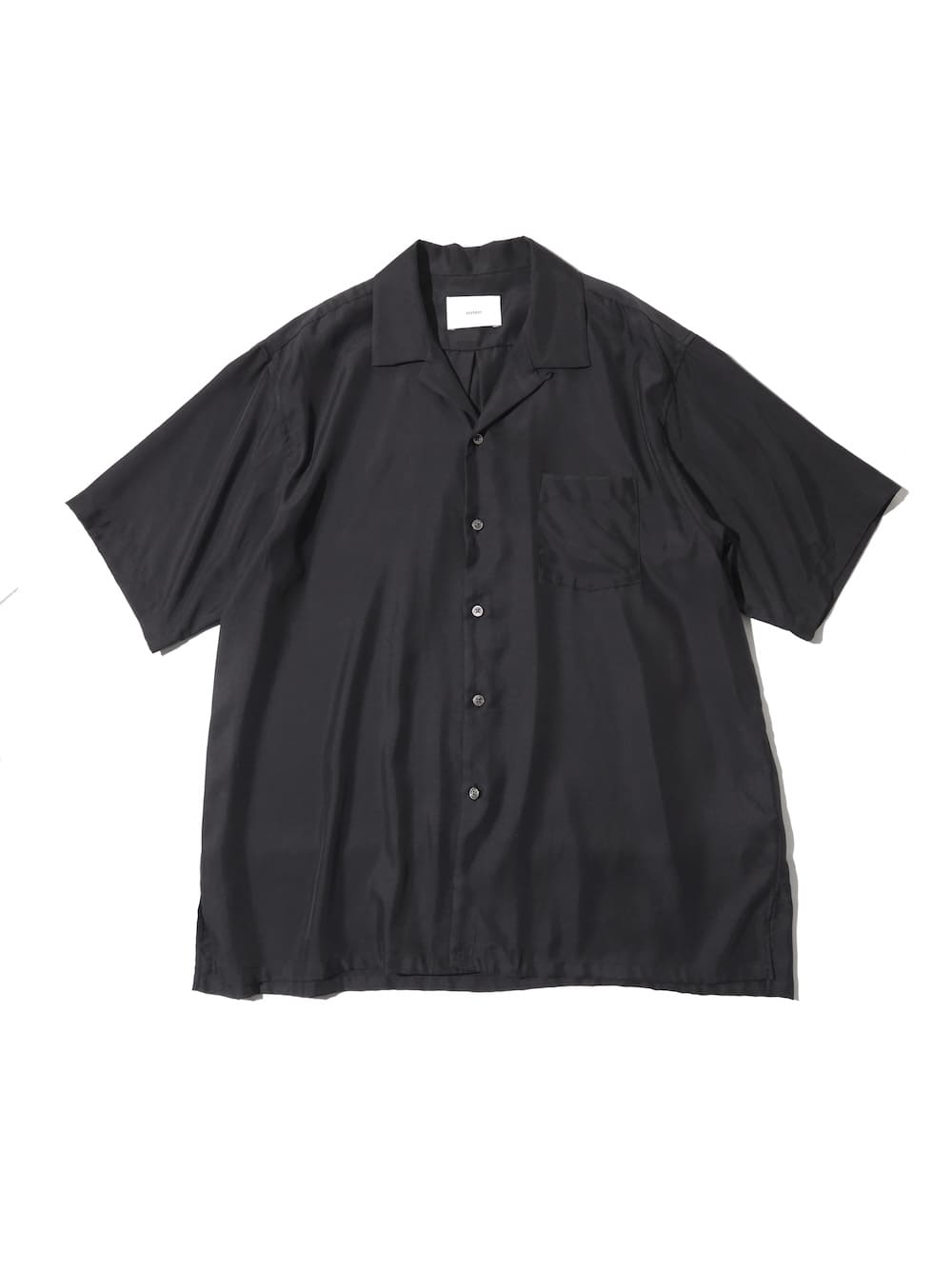 ssstein(シュタイン) CUPRO TWILL OVERSIZED OPEN COLLAR SS SHIRT