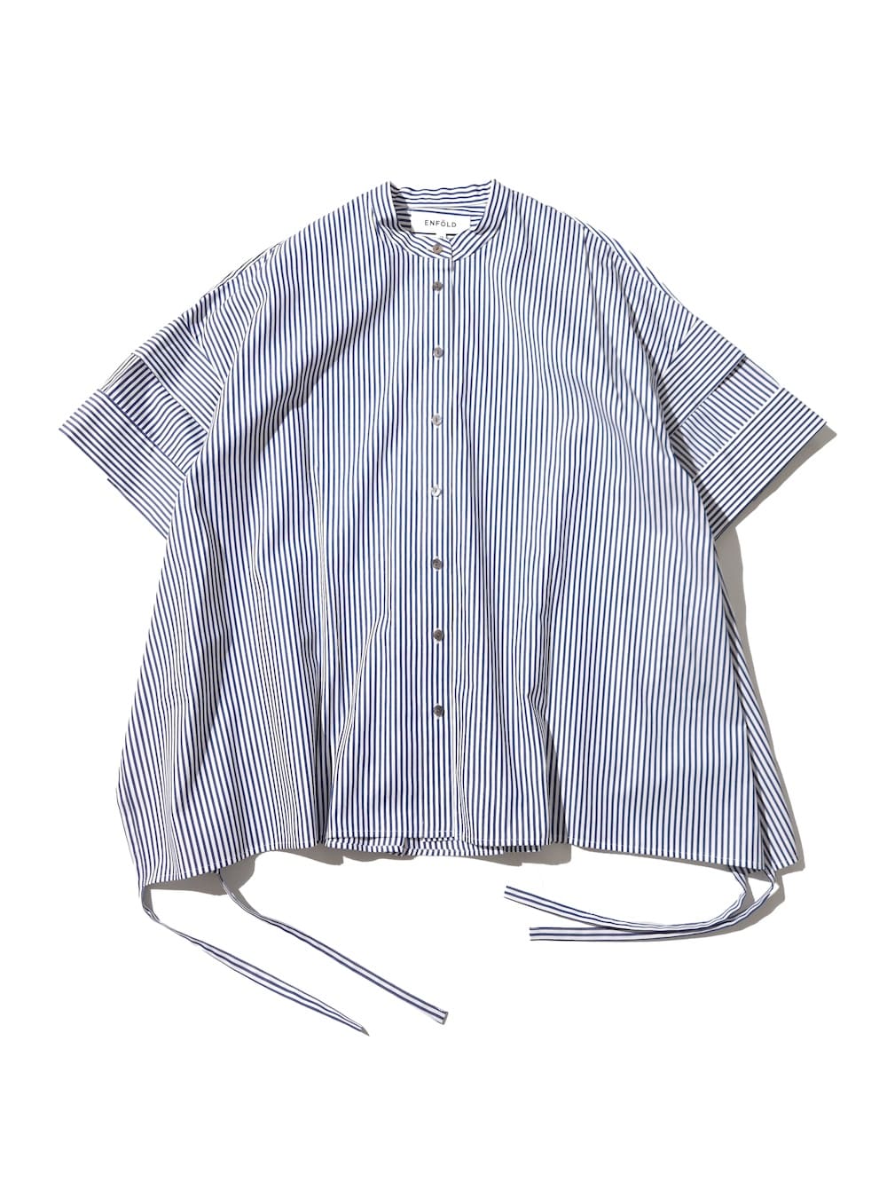 エンフォルド、ENFOLD ENFOLD(エンフォルド)｜JUST-LENGTH SHIRT/ブラック の通販｜ELLESHOP